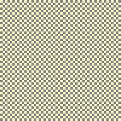 Checkerboard with very small squares. Grey and Beige colors of checkerboard. Chessboard, checkerboard texture. Squares pattern. Background.