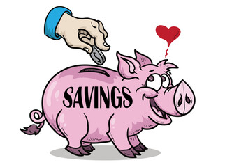 Savings Piggy Bank