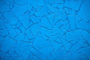 Blue texture of the cracked surface.