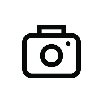 Camera icon vector graphic