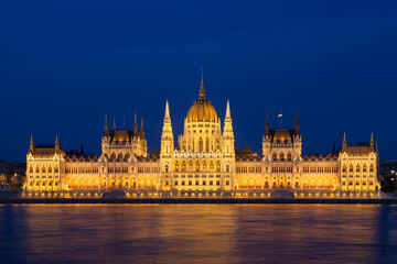Fototapeta na wymiar Parliament of Budapest at night, Hungary