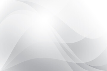 Abstract white and gray color, modern design background with geometric shape. Vector illustration.