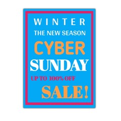 Winter the new season cyber monday up to 100 percent sale