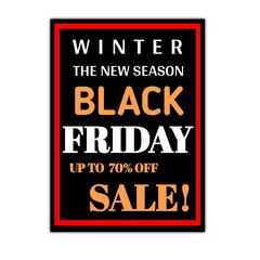 Winter the new season black Friday up to 70 percent off sale