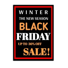 Winter the new season black Friday up to 30 percent off sale