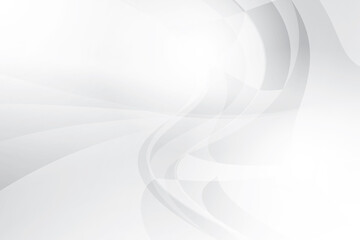 Abstract white and gray color, modern design background with geometric shape. Vector illustration.