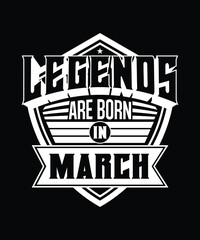 Obraz premium Best Legends T Shirt Design.