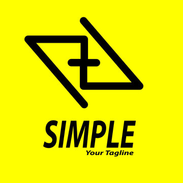 simple vector logo design