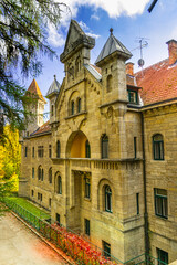 Fototapeta premium old castle in the city