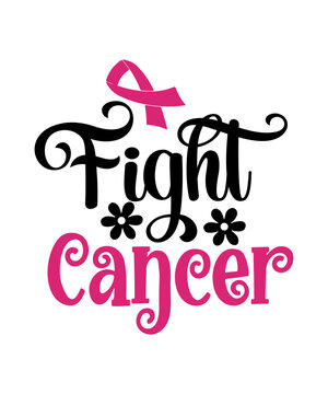 Breast Cancer SVG Bundle, Breast Cancer Svg, Cancer Awareness Svg, Cancer Survivor Svg, Fight Cancer Svg,