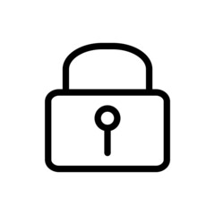 Padlock Icon Design Vector Template Illustration Sign And Symbol