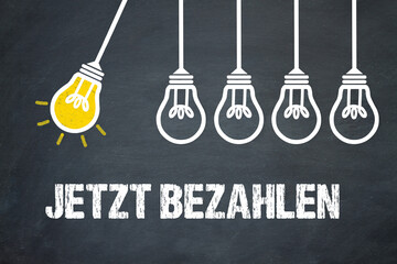 Fototapeta premium Jetzt bezahlen