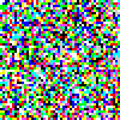Obraz premium Color TV screen noise pixel glitch seamless pattern texture background vector illustration. Analog TV static video noise. No video signal snow interference concept.