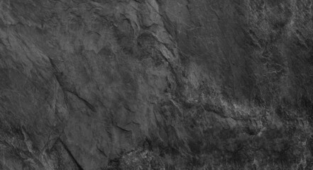 Naklejka premium Gray grunge banner. Abstract stone background. The texture of the stone wall. Close-up.