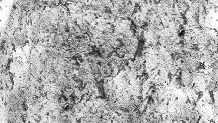 Old damaged wall background textere. Fragile plaster fragments, scratches, cracks, roughness. Design backdrop concept. Copy space .Old gray plastic surface , dirty texture