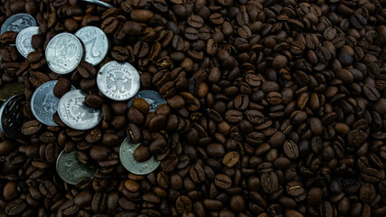 Coffee bean coffee roasted grain