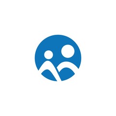 Community, network and social logo