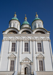 Fototapeta na wymiar Assumption Cathedral of the Astrakhan Kremlin