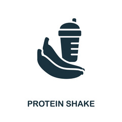 Protein Shake icon. Monochrome sign from diet collection. Creative Protein Shake icon illustration for web design, infographics and more