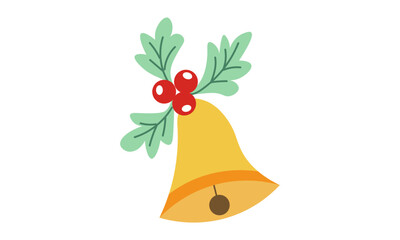 Merry Christmas design for print or use as poster, card, flyer or T Shirt