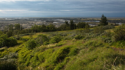 Landscape at Dalshöfdi on the south of Iceland, Europe
