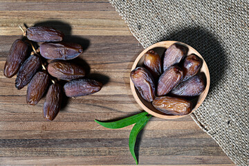 Delicious dates that are usually eaten during the month of Ramadan