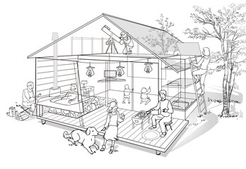 超ミニ別荘ロフトハウス