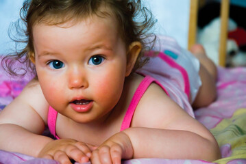 portrait of a little girl