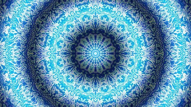 Ornate mandala loop background