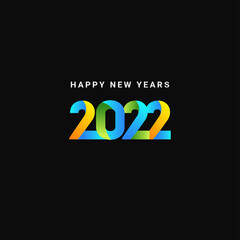 2022 Gradient New Years Design