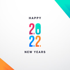 2022 Gradient New Years Design