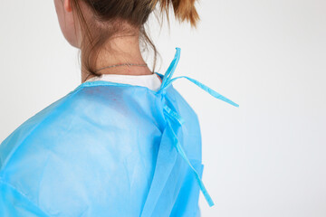 Disposable medical uniform protects against viruses and bacteria