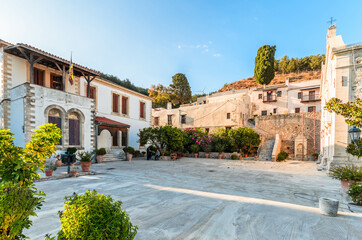 Obraz premium Heraklion Crete, Monastery of Agios Georgios [St. George] Apanosifis or ‘Epanosifis’ is one of the more populous and famous monasteries on Crete.