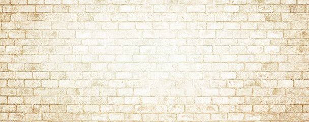 Fototapeta na wymiar Brick Wall Beige Light Brown Texture Background