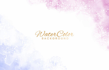 Abstract colorful watercolor for background.