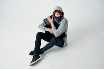 hacker hooded head hacking technology security Lifestyle