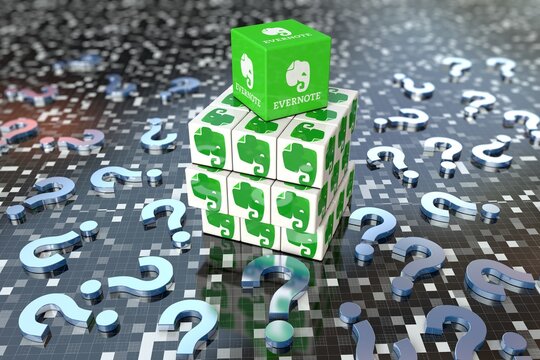 evernote, evernote icons, icon design and 3D Rendering