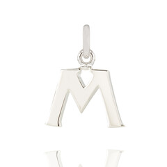 Kettenanhänger, Charm, Buchstabe M
