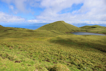 One of the many lagoons on the island of Pico, Azores