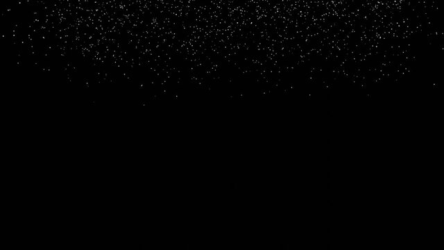 Winter falling snow animation Snowfall slow green screen
