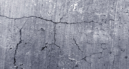Gray cracked cement texture for background