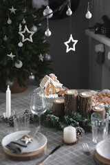 christmas table decoration