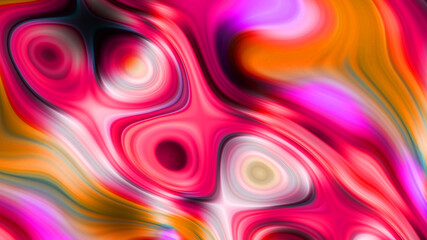 Abstract wavy liquid background. Colorful liquid shiny background.