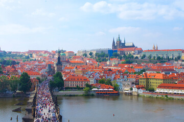 Fototapeta na wymiar プラハの旧市街風景