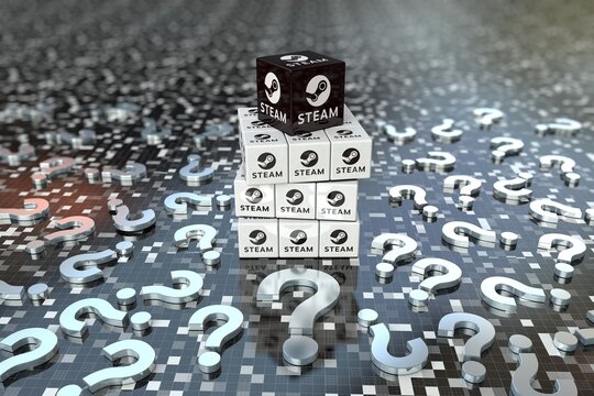 steam, social media icons, icon design and 3D Rendering