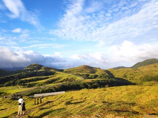 The natural source of alpine grasses is at Shangshan in Taipei City, Taipei City, Taiwan