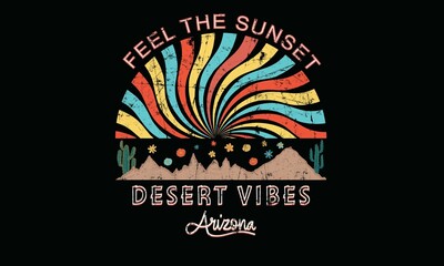 Arizona Cactus line vector t-shirt design. desert vibes artwork Cactus artwork for t-shirts prints, Apparel sticker ,posters and others -13