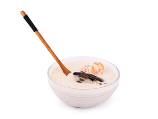 Tom Yum Goong on white background,Thai Food
