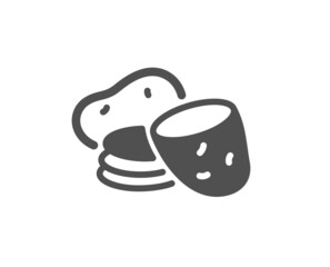 Potato icon. Vegetable food sign. Diet nutrition symbol. Classic flat style. Quality design element. Simple potato icon. Vector