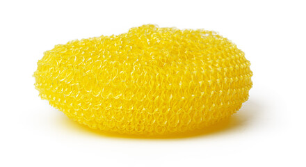 Sponge for dish cleaning isolated on white background